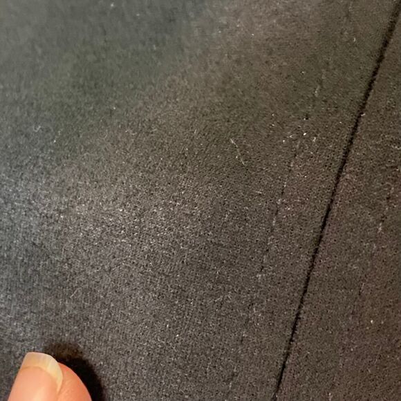 Haute Monde Faux Suede Dark Brown Belted Mini Skirt - Size XL - Picture 3 of 9